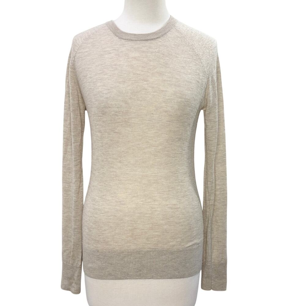 Giada Forte Size US 6 Raglan Sweater 100% Cashmere Neutral‎ Old Money Minimalist